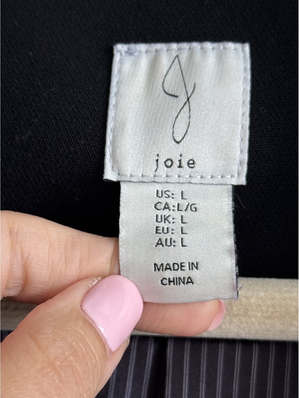 Joie Black Cropped One Button Blazer Jacket Stretch Career Office Women’s L - Picture 3 of 11